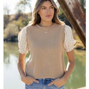 Karson Puff Sleeve Blouse